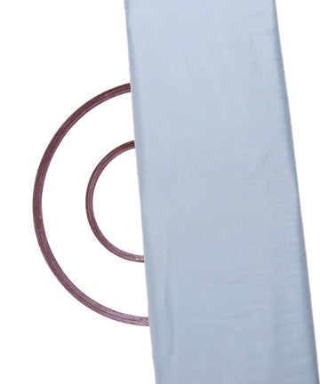 Light Blue Colour Plain Organza Satin Fabric